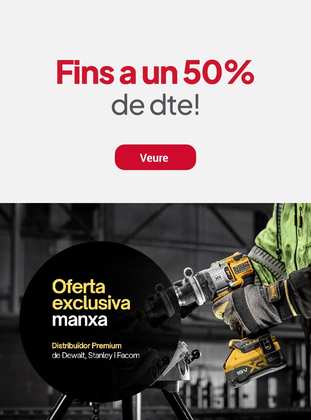 Phoning 15 de juny 2026 DEWALT FACOM STANLEY